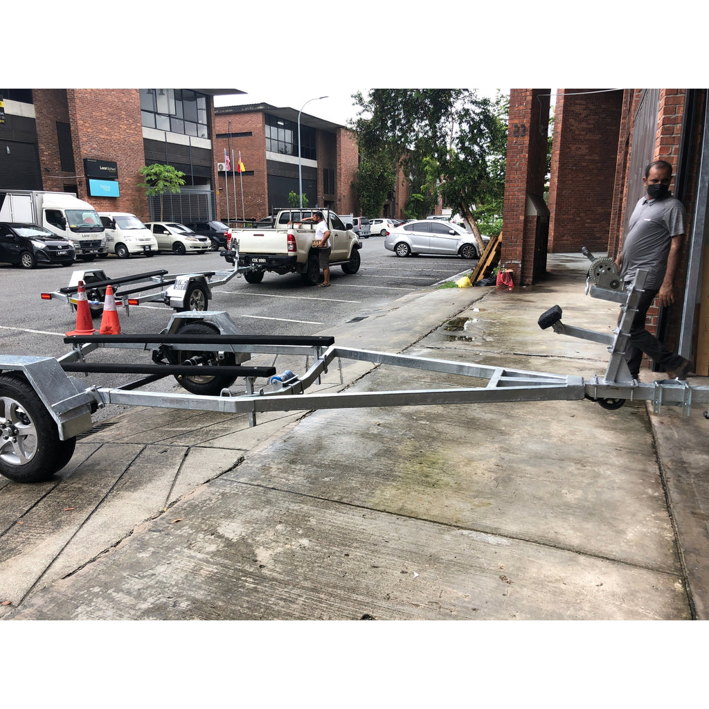 TMC Galvanized Trailer 12-14ft w/o Braking System - Boatyard Malaysia