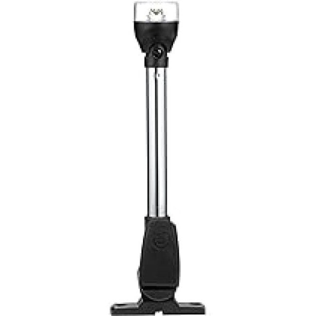 Attwood LIGHTARMOR FOLD-DOWN ALL AROUND LIGHT 12" BLACK - Boatyard Malaysia