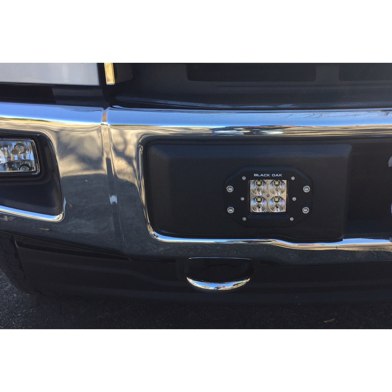 Black Oak Led Black Oak 2" Flush Diffused 10W Cree Black - Boatyard Malaysia