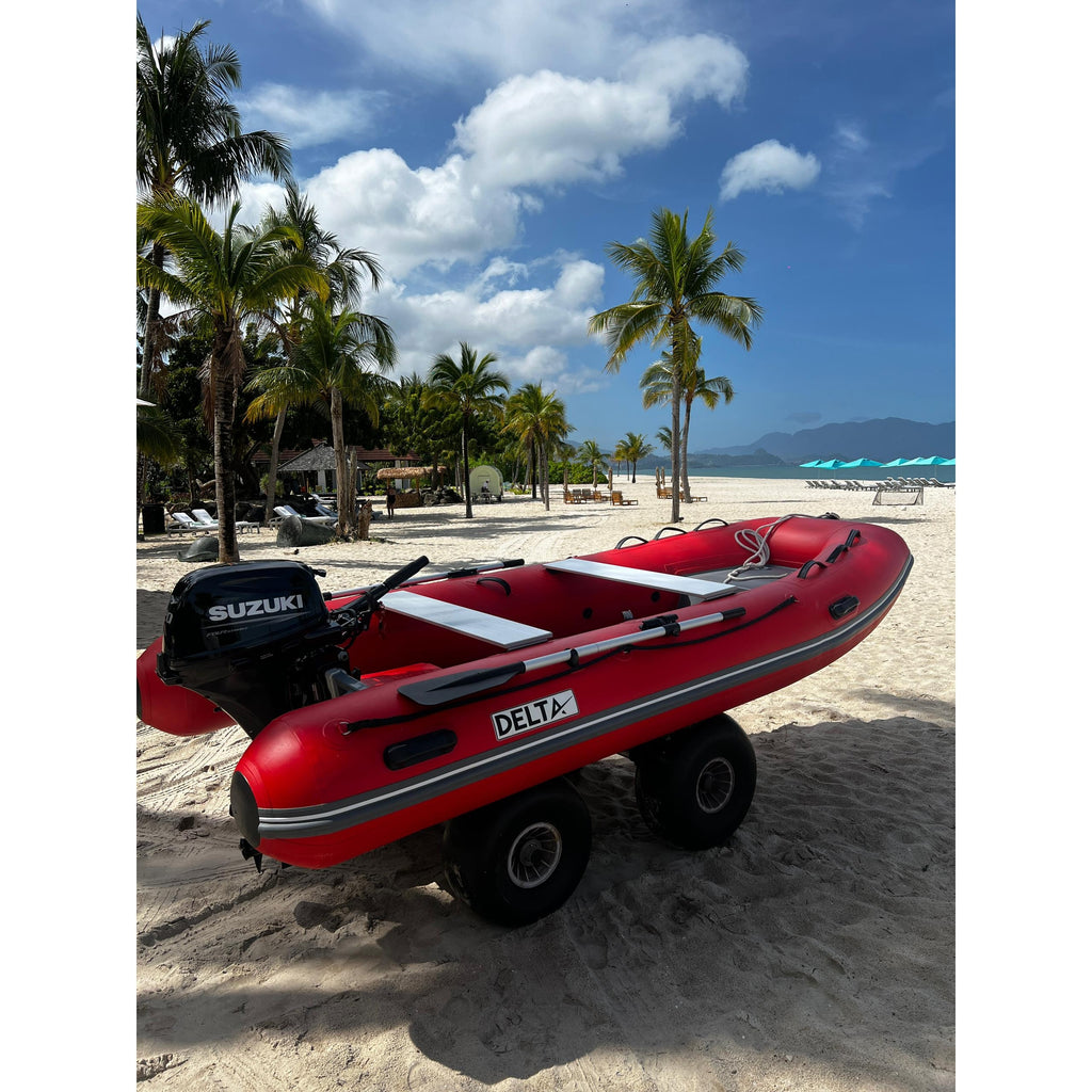 Delta AL360 Rigid Inflatable Boat - Red - Boatyard Malaysia