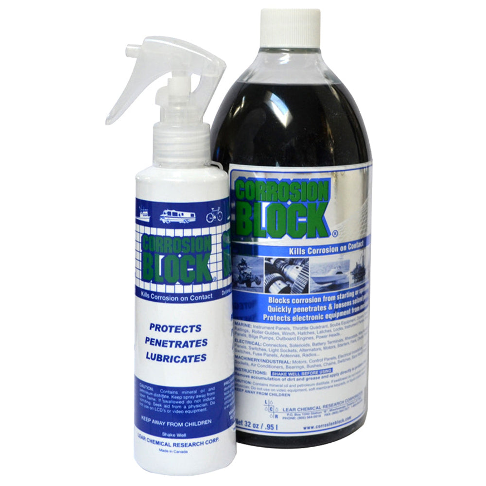 Corrosion Block 32oz Bottle Corrosion Block w/pump applicator - Boatyard Malaysia