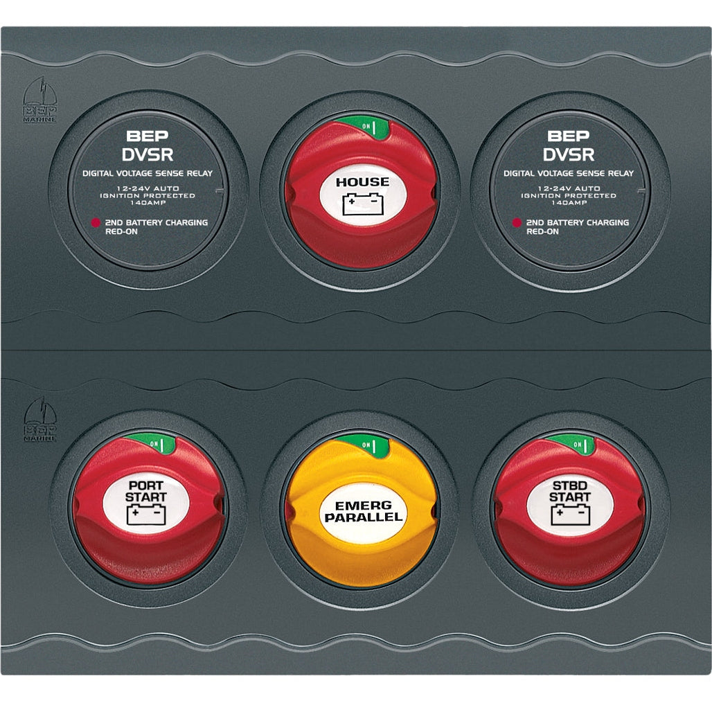 Battery Management Contour Connect Panel for Twin Engine with VSR's boatyardmalaysia