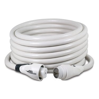 Marinco 50A 125/250V White 50' Cord Set - Boatyard Malaysia