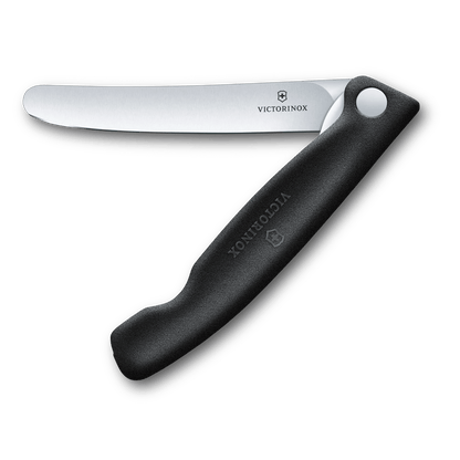 Swiss Classic Foldable Paring Knife Black boatyardmalaysia