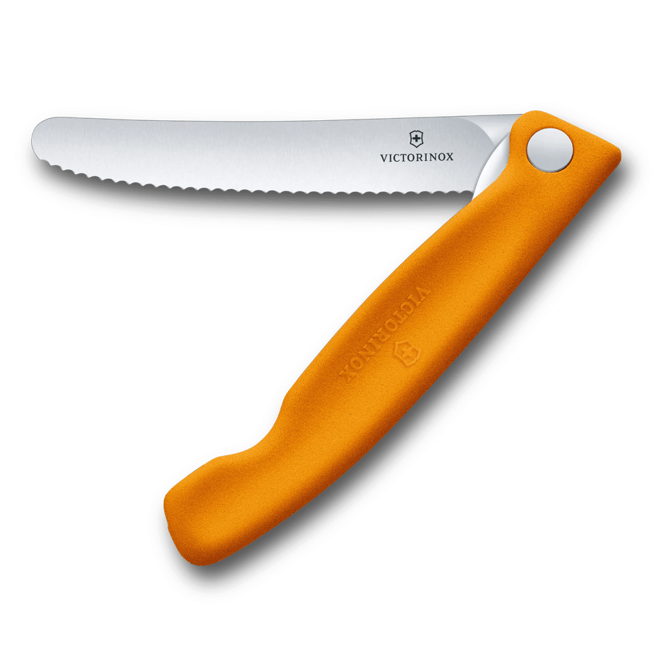 Swiss Classic Foldable Paring Knife Srt Orange boatyardmalaysia