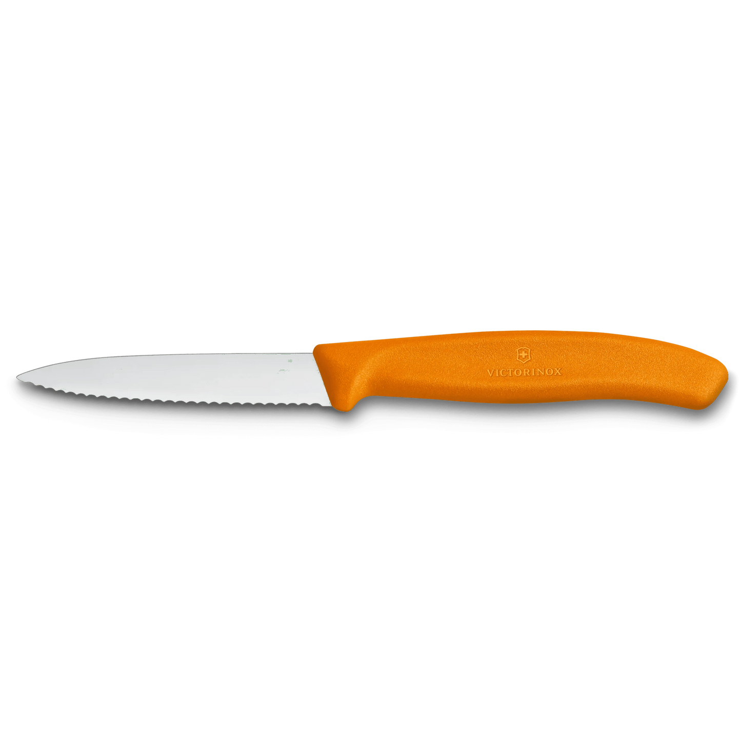 Swiss Classic Wavy Paring Knife Orange 8cm boatyardmalaysia