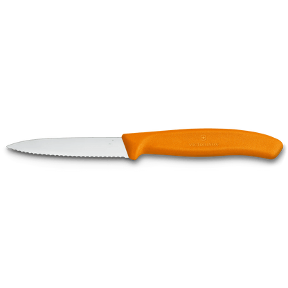 Swiss Classic Wavy Paring Knife Orange 8cm boatyardmalaysia