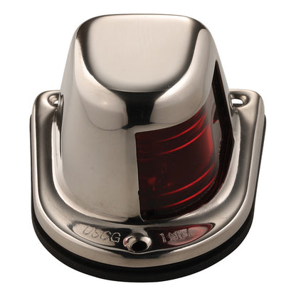 ATTWOOD SIDELIGHT RED 12V W/ STAINLESS HOUSING ONE MILE