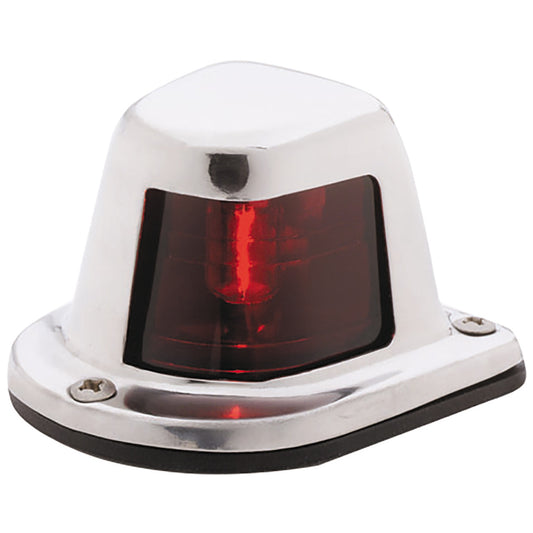ATTWOOD SIDELIGHT RED 12V W/ STAINLESS HOUSING ONE MILE