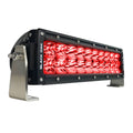 Black Oak 10" Predator Red Led Double Row Light Bar boatyardmalaysia