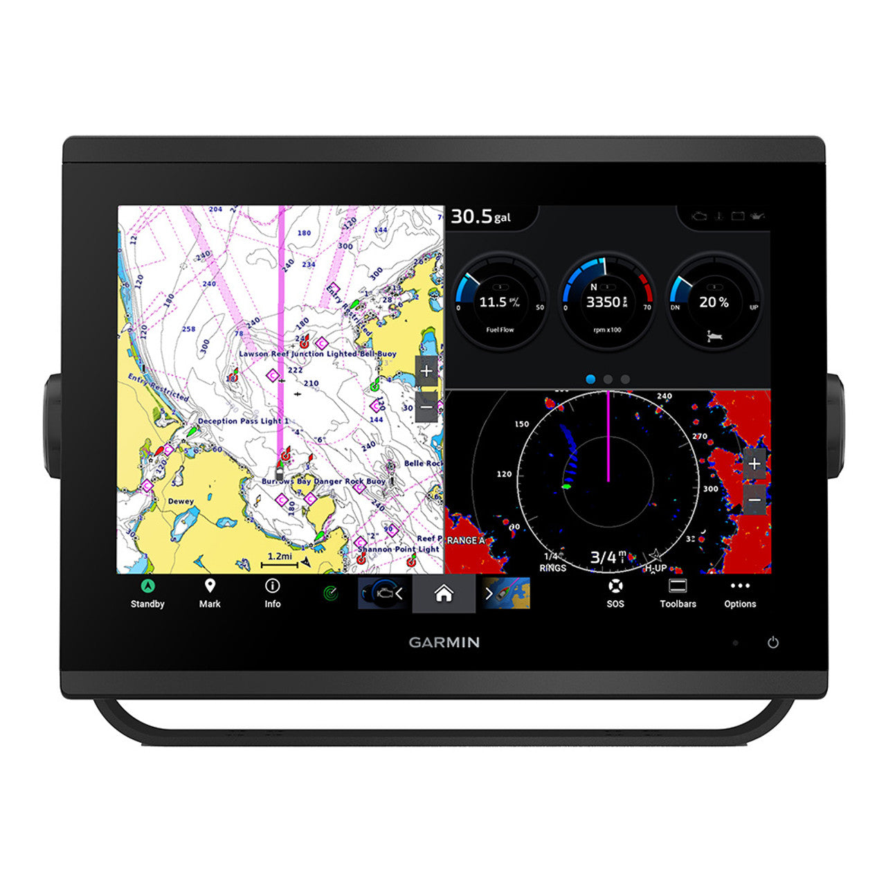 GPSMAP1243 12 Plotter With US And Canada GN+ boatyardmalaysia