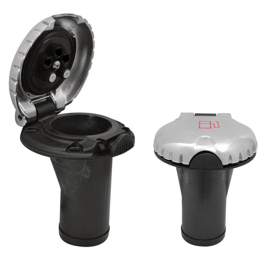 Attwood Deck Fill for Carbon Canister System Straight & Chrome Cap - Boatyard Malaysia