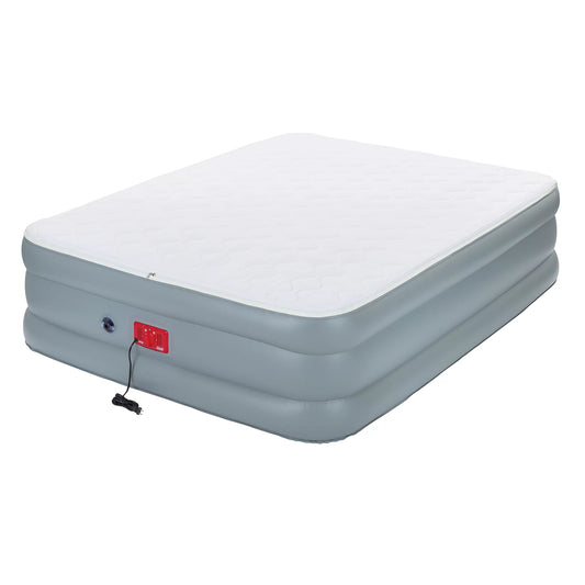 SupportRest Elite Double-High Air Mattress with 120V Built-In Pump Queen boatyardmalaysia