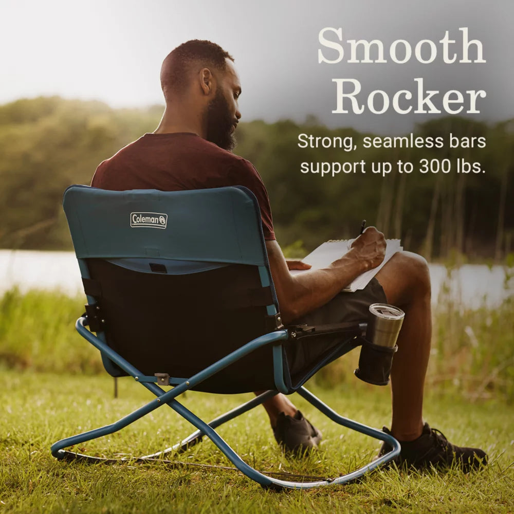 Cross Rocker Outdoor Rocking Chair