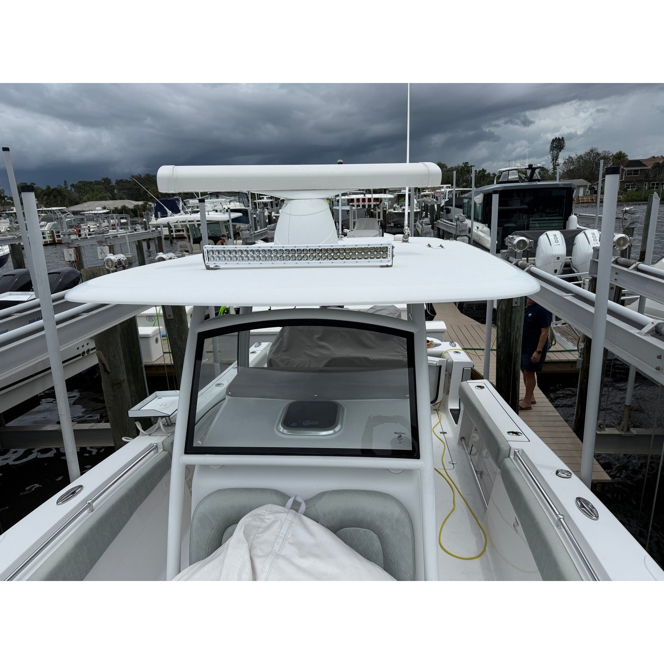 Black Oak Led Black Oak 20" Curved Double Row 5W Combo White - Boatyard Malaysia