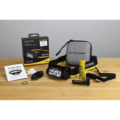 NITECORE HC60 UHE 1600L HEADLAMP boatyardmalaysia