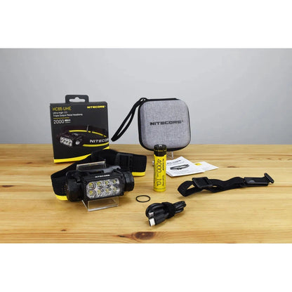 NITECORE HC65 UHE 2000L CW HEADLAMP SKYLINE GREY boatyardmalaysia