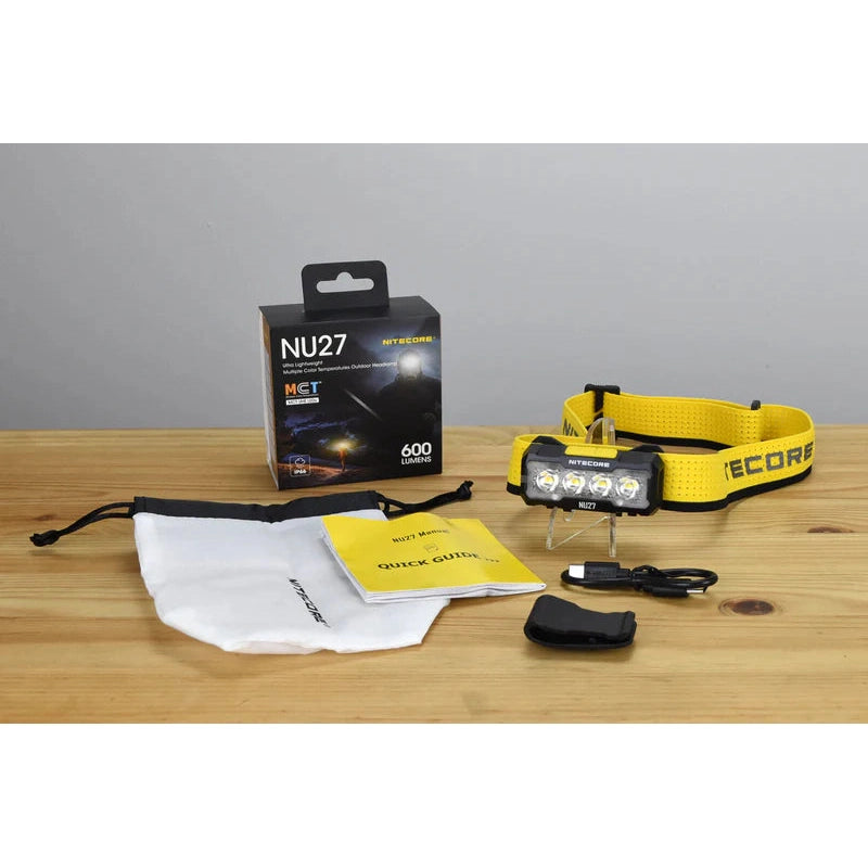 NITECORE NU27 600L HEADLAMP ALPINE WHITE boatyardmalaysia