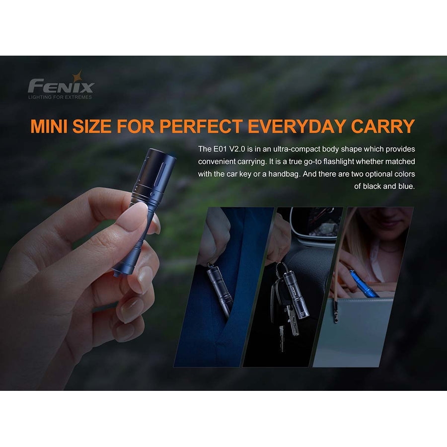 E01 V2.0 AAA Flashlight Black boatyardmalaysia