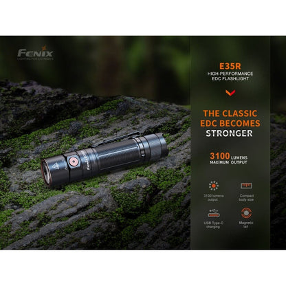 FENIX E35R 3100L FLASHLIGHT + AOD-S V2.0 KIT boatyardmalaysia