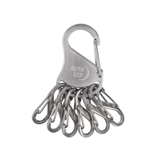 NITE IZE KEYRACK STEEL S-BINER STAINLESS KRS-03-11 boatyardmalaysia