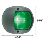 Perko PERKO Led Side Light 12V Green W/ Black Plastic - Boatyard Malaysia