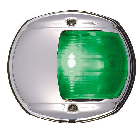 PERKO Led Side Light 12V Green W/ Chrome Plated Brass boatyardmalaysia