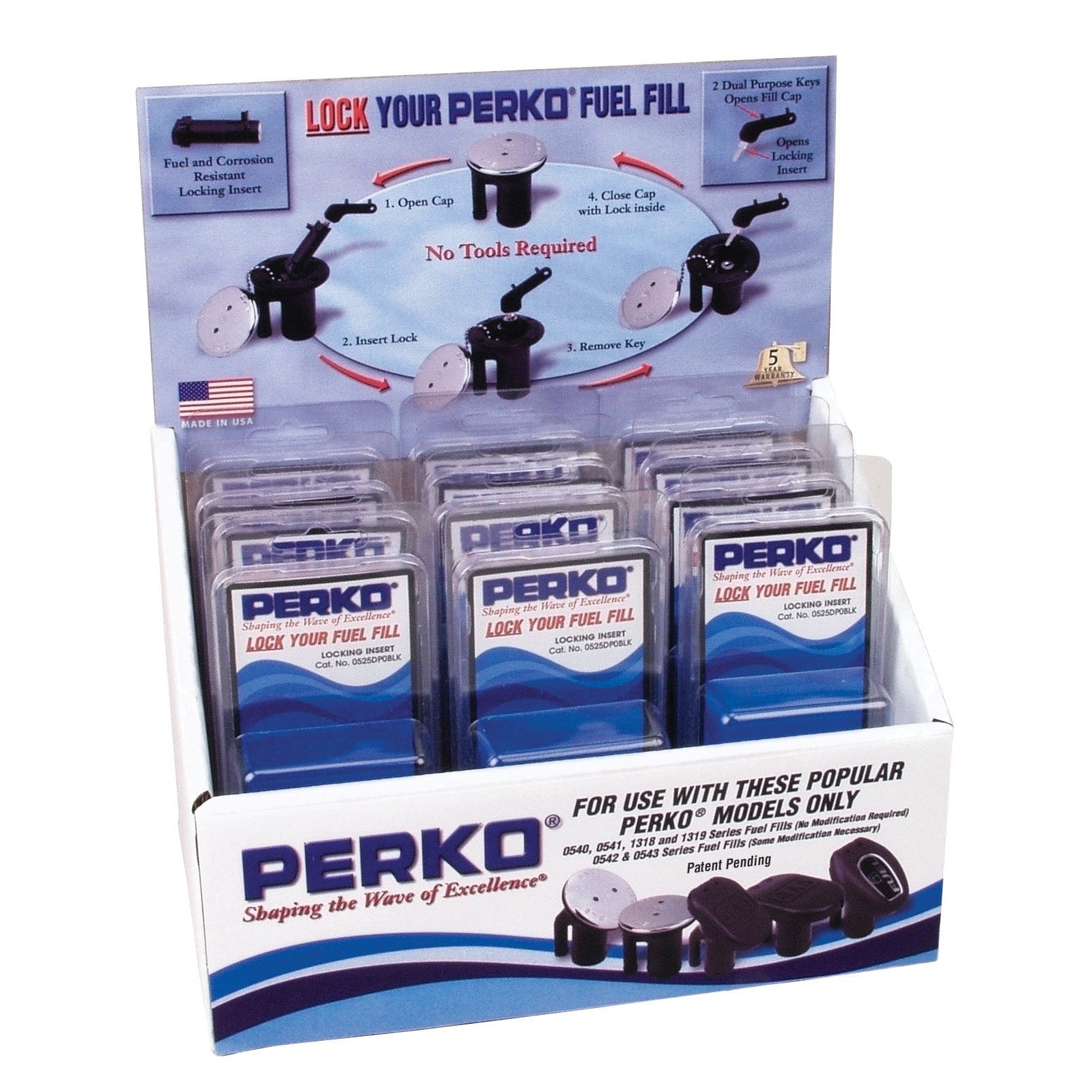 PERKO Locking Fuel Fill Insert F/ 1/5" Vented Fill boatyardmalaysia