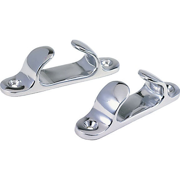 Perko PERKO 4" Straight Chocks Pair Chrome Plated Zinc - Boatyard Malaysia