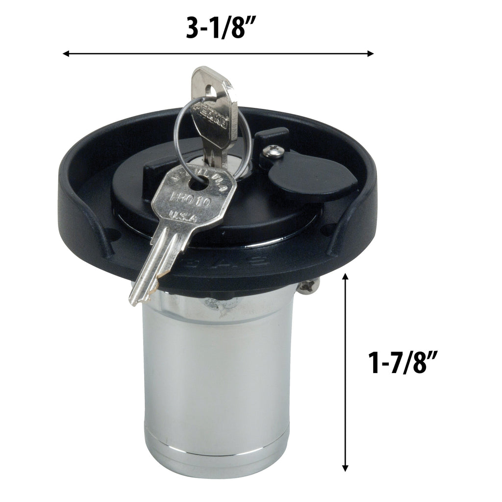 PERKO Chromalex Locking Gas Fill 1.5" boatyardmalaysia