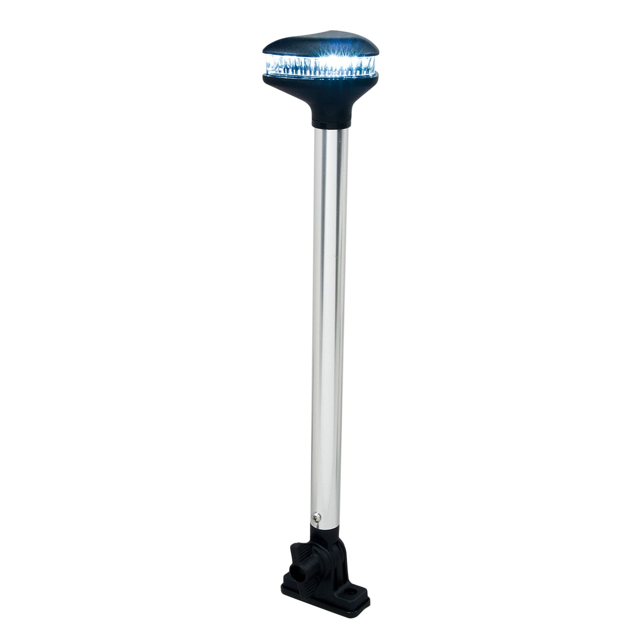 PERKO Stealth Led All Round Black Fold-Down Vertical Mount boatyardmalaysia