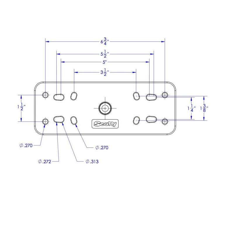 163 1.5″ Ball Mount boatyardmalaysia