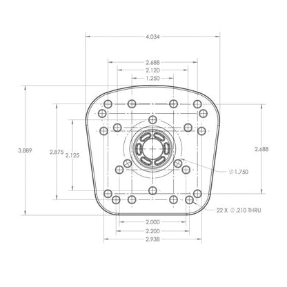 368 Universal Sounder Fish Finder Mount boatyardmalaysia