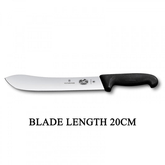 Fibrox Butcher Knife 20cm Black boatyardmalaysia