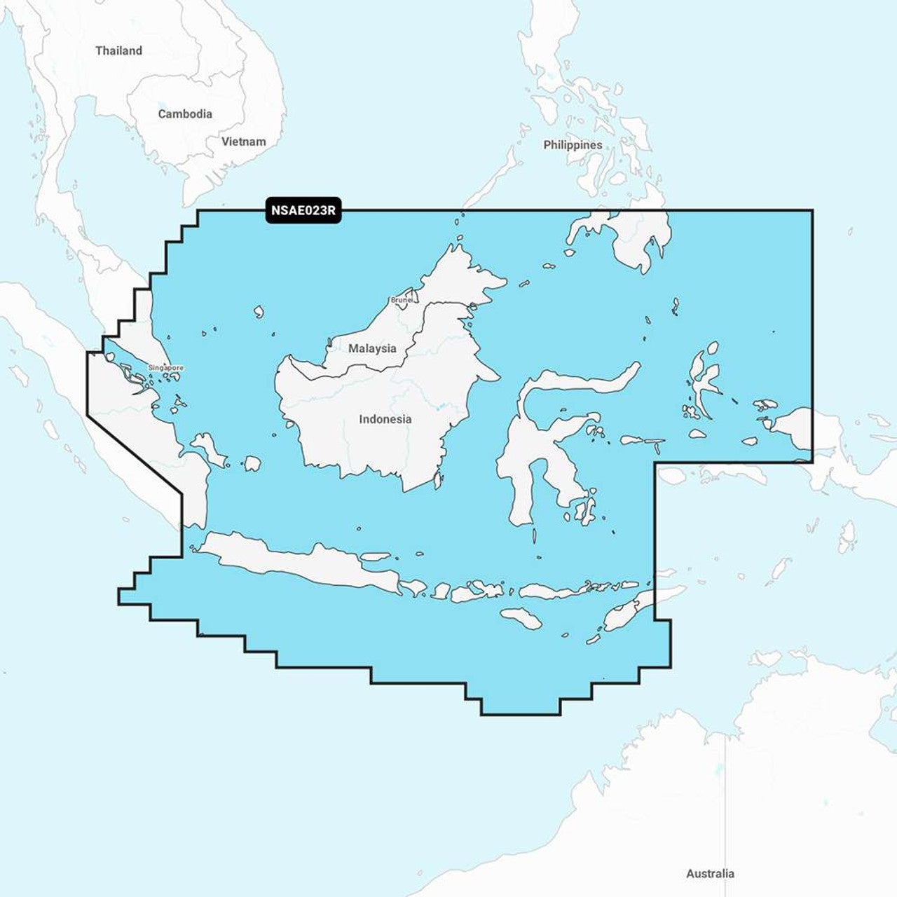 Garmin Navionics+ NSAE023R - Java & Borneo - Marine Chart - Boatyard Malaysia