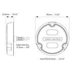 Hella Marine Apelo A2 Bronze RGB Underwater Light - Boatyard Malaysia