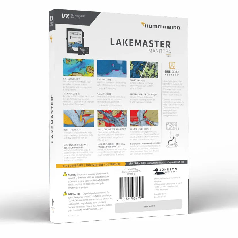 HUMMINBIRD LakeMaster VX Manitoba V2 boatyardmalaysia