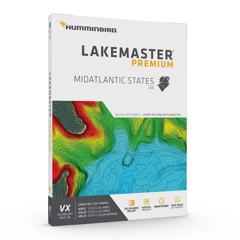 HUMMINBIRD LakeMaster VX Premium Mid Atlantic States boatyardmalaysia