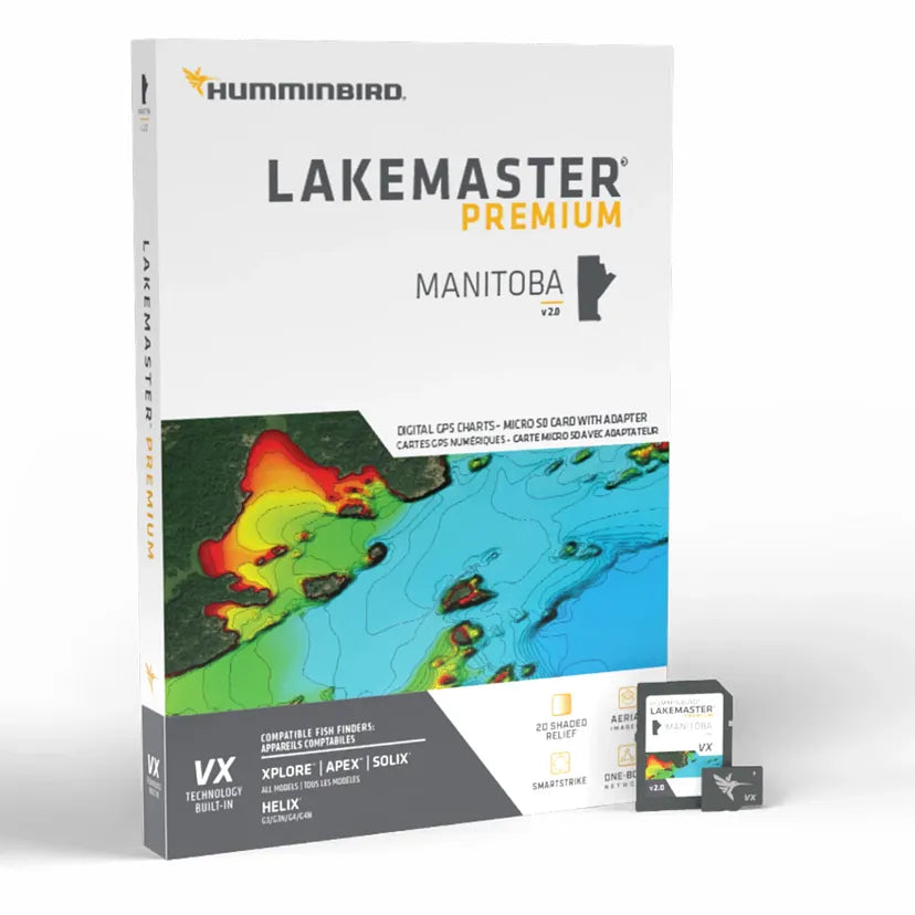 HUMMINBIRD LakeMaster VX Premium Manitoba V2 boatyardmalaysia