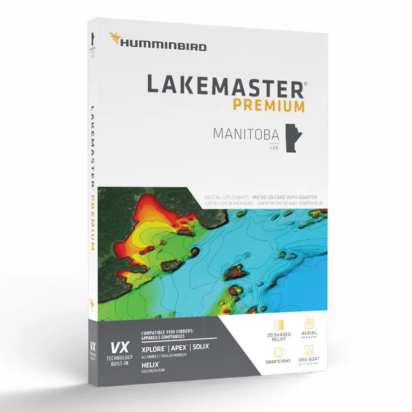 HUMMINBIRD LakeMaster VX Premium Manitoba V2 boatyardmalaysia