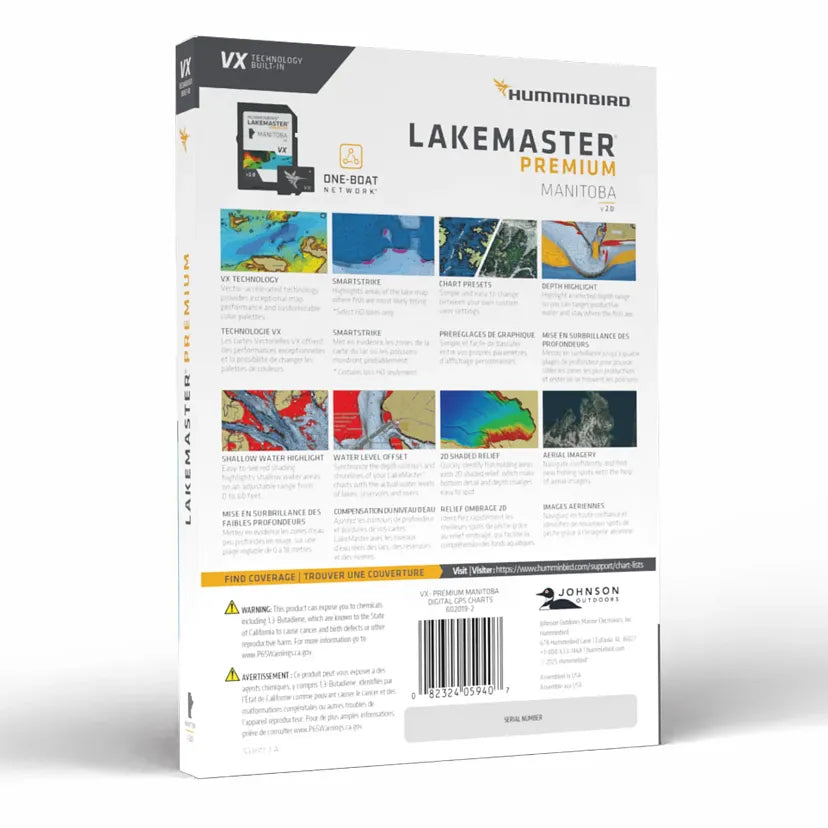 HUMMINBIRD LakeMaster VX Premium Manitoba V2 boatyardmalaysia