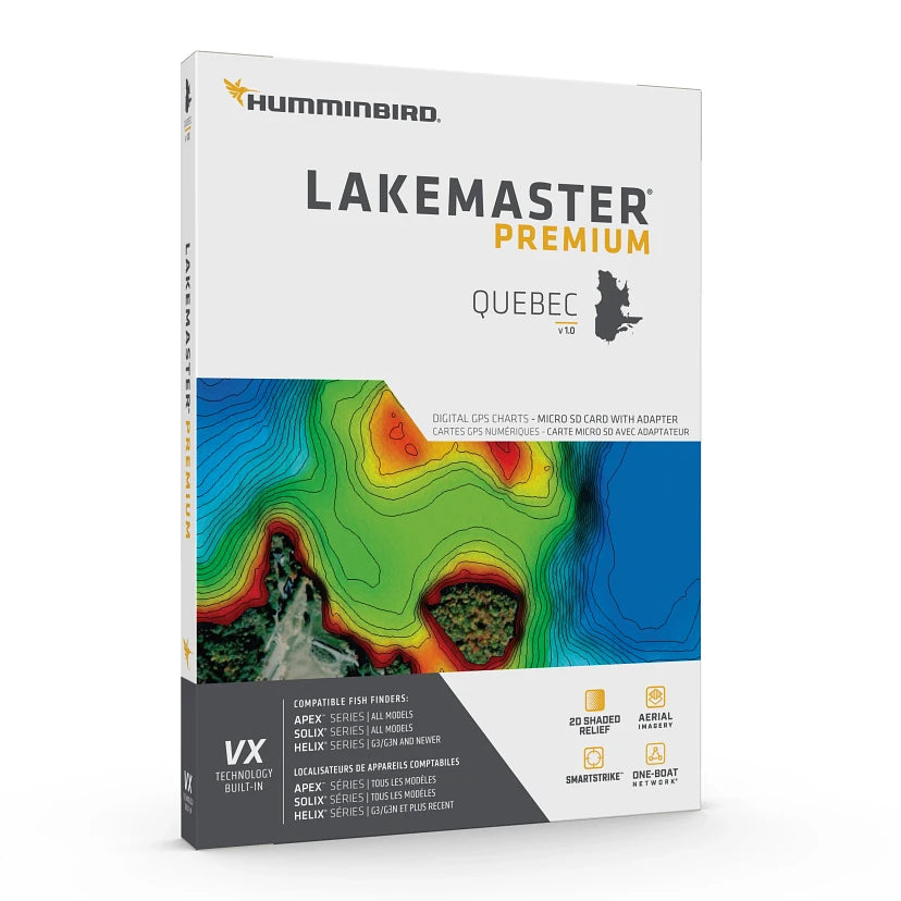 HUMMINBIRD LakeMaster VX Premium Quebec boatyardmalaysia