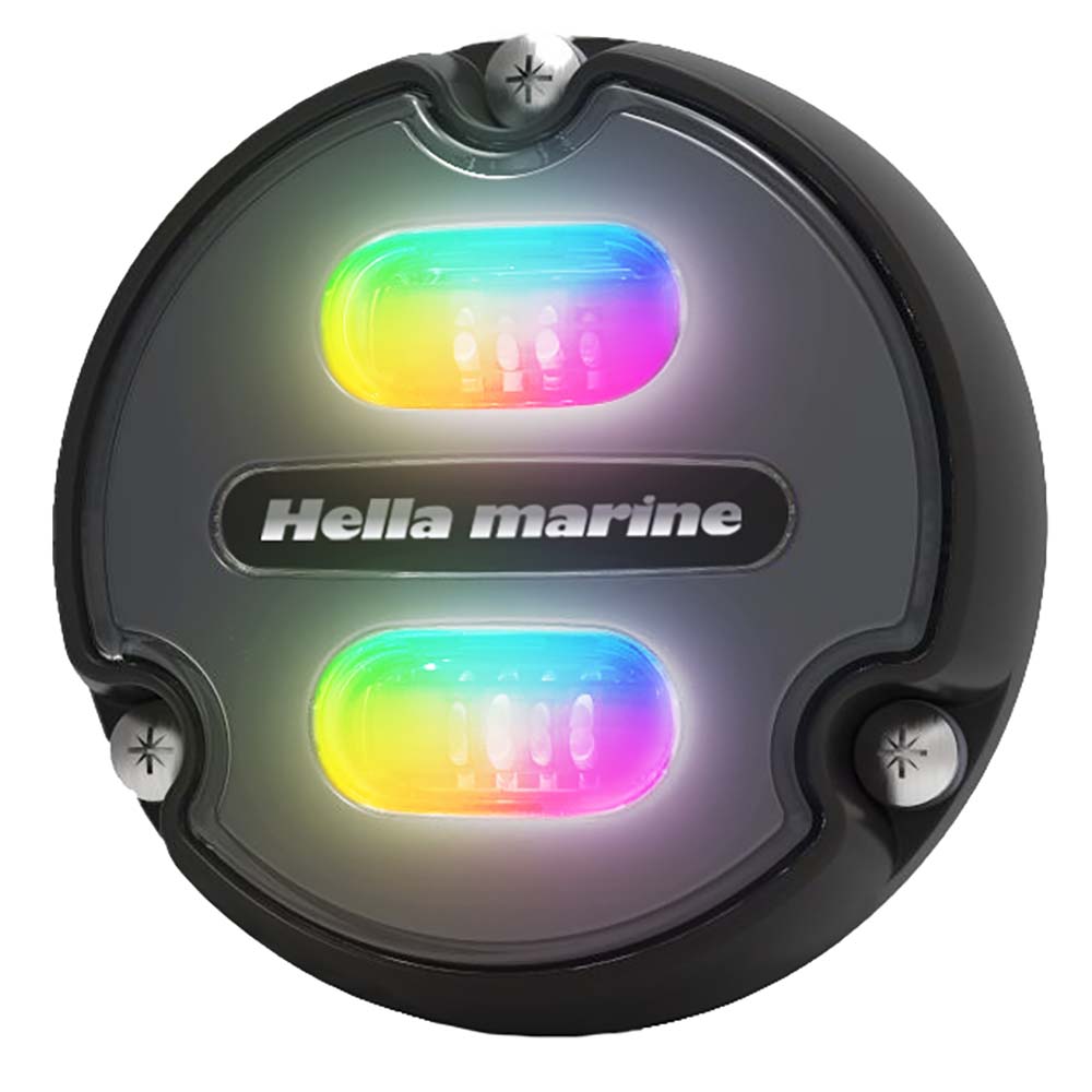 Hella Marine Apelo A1 RGB Underwater Light - 1800 Lumens - Black Housing - Charcoal Lens - Boatyard Malaysia