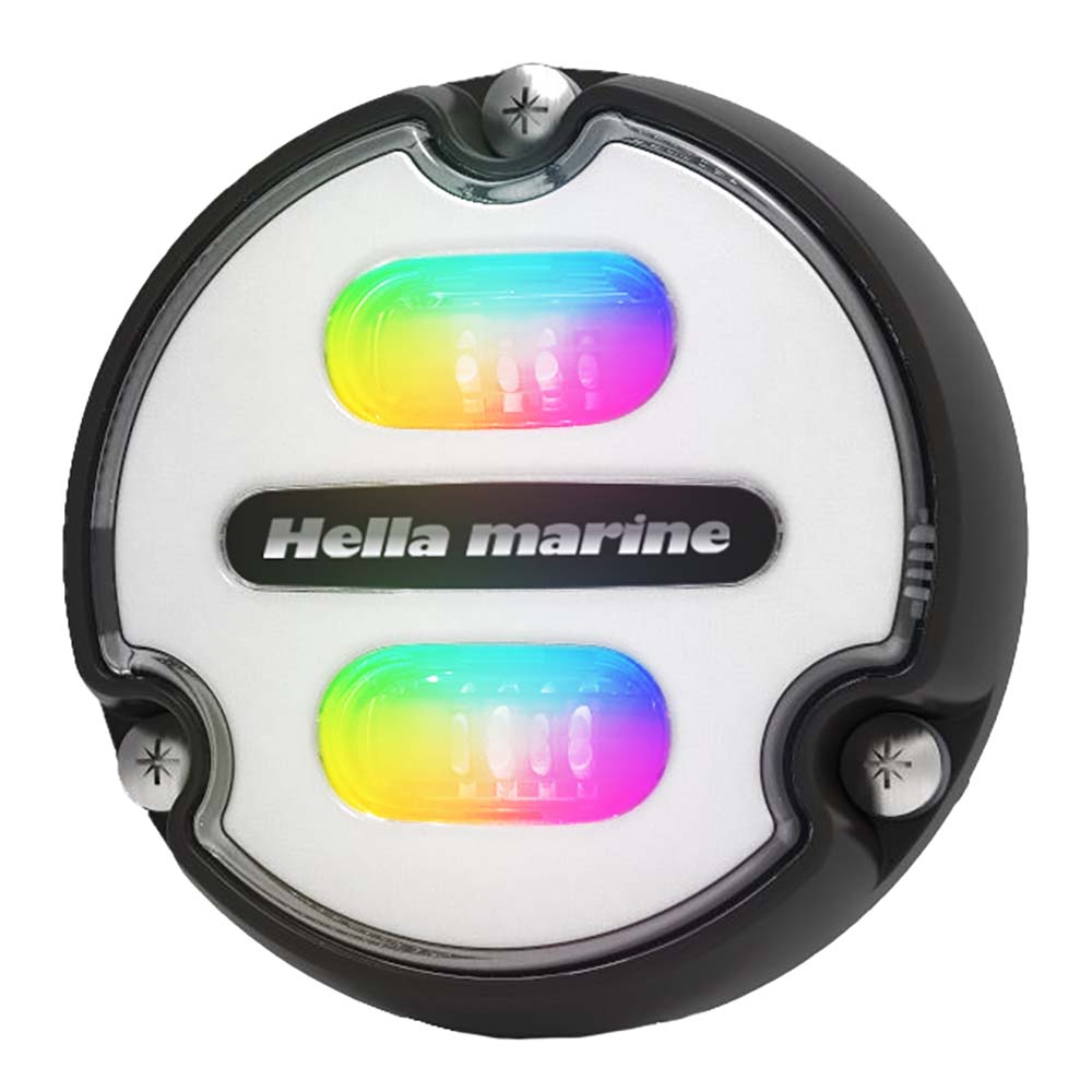 Hella Marine Apelo A1 RGB Underwater Light - 1800 Lumens - Black Housing - White Lens - Boatyard Malaysia