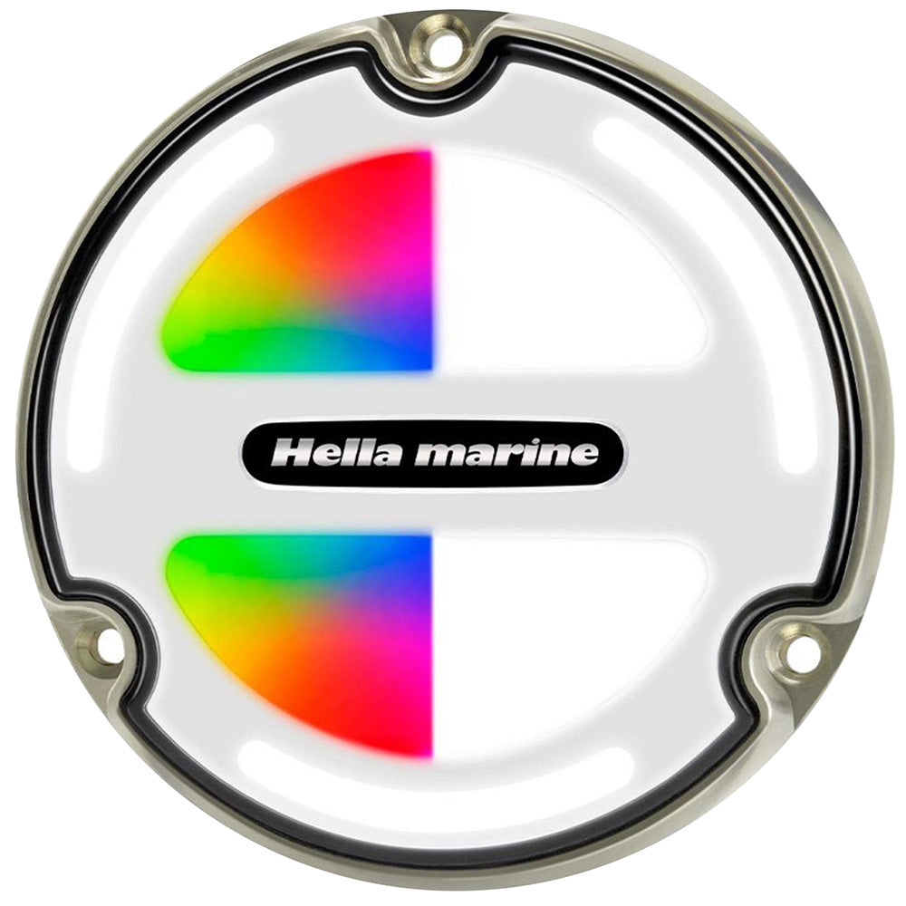 Hella Marine Apelo A3 RGBW Underwater Light - Bronze - White Lens - Boatyard Malaysia