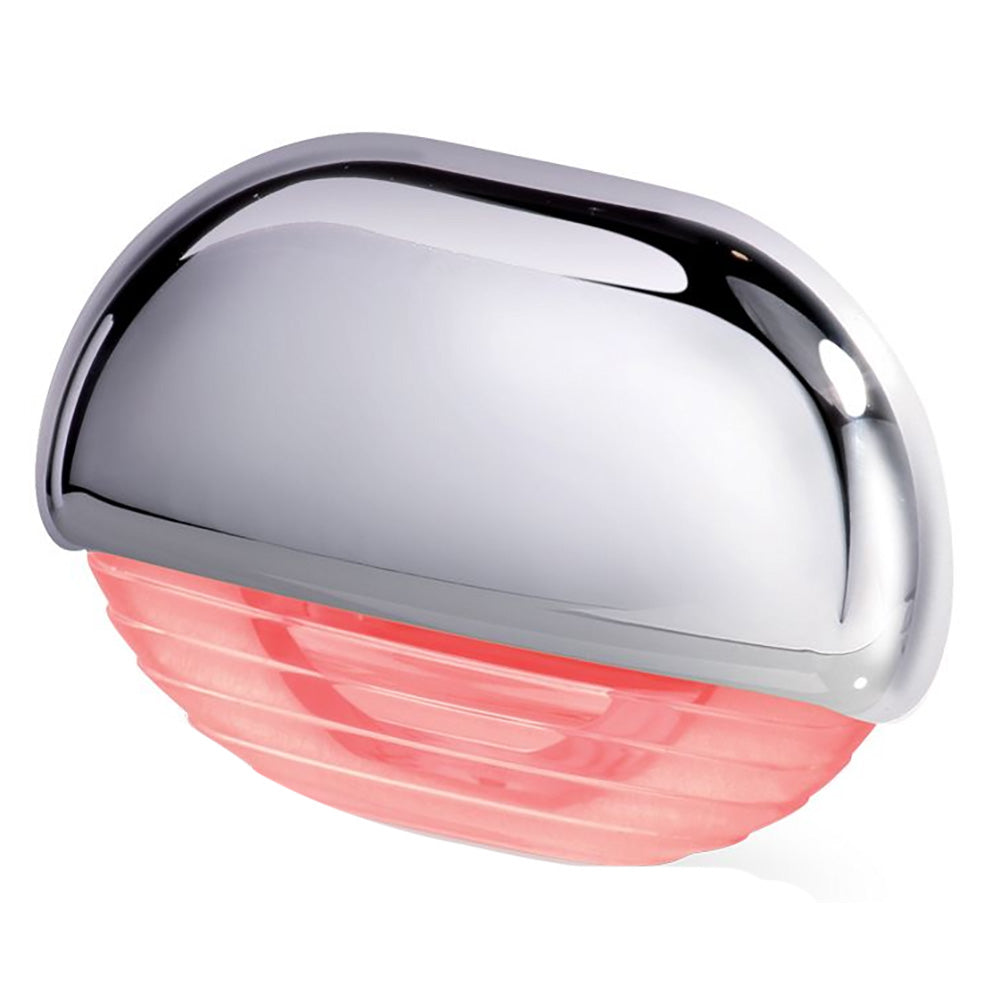 Hella Marine Easy Fit Step Lamp - Red w/Chrome Cap - Boatyard Malaysia