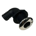 Boatyard Malaysia Nylon Plastic Thru Hull Bilge Fitting w/ stainless Steel - 90Deg 20mm - Boatyard Malaysia