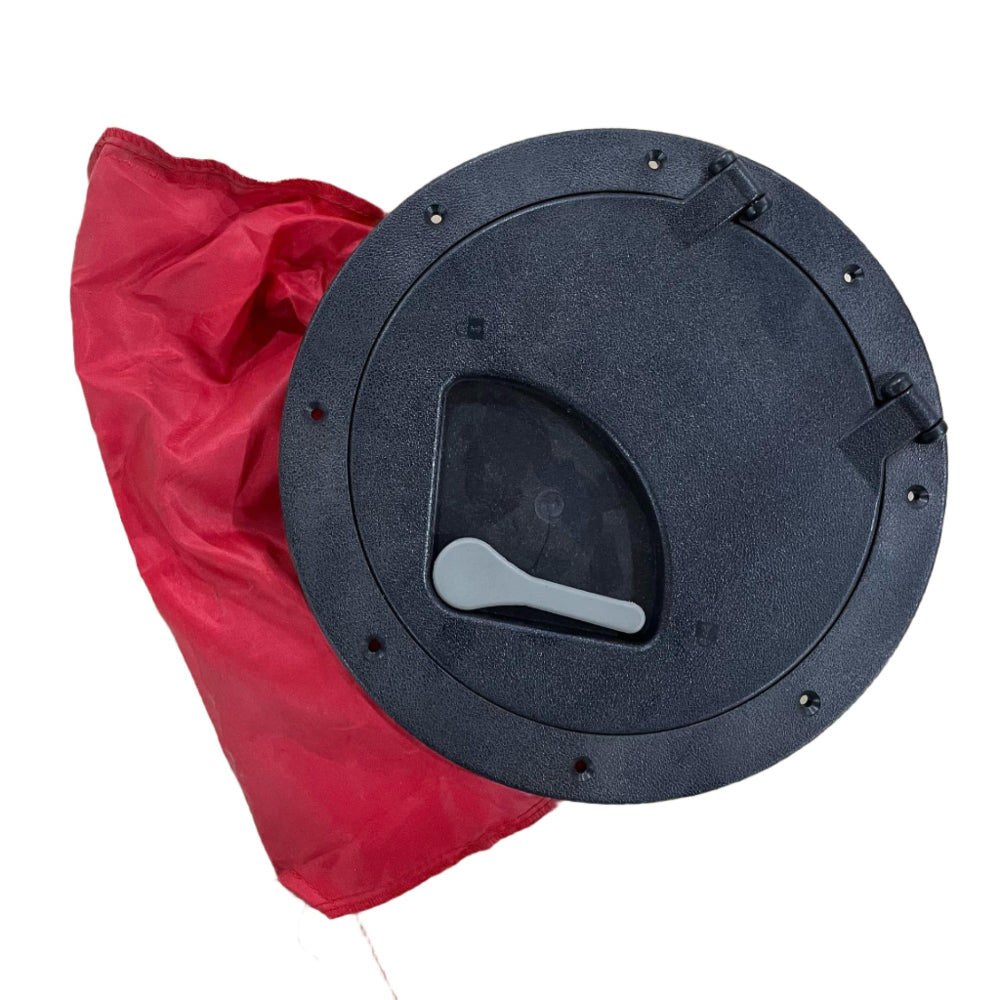 Boatyard Malaysia Kayak Parts - Round Hatch Cover 8" with Red Bag - Boatyard Malaysia