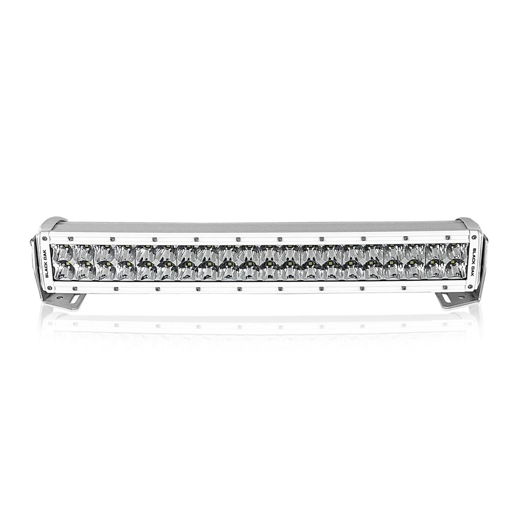 Black Oak Led Black Oak 20" Curved Double Row 5W Combo White - Boatyard Malaysia
