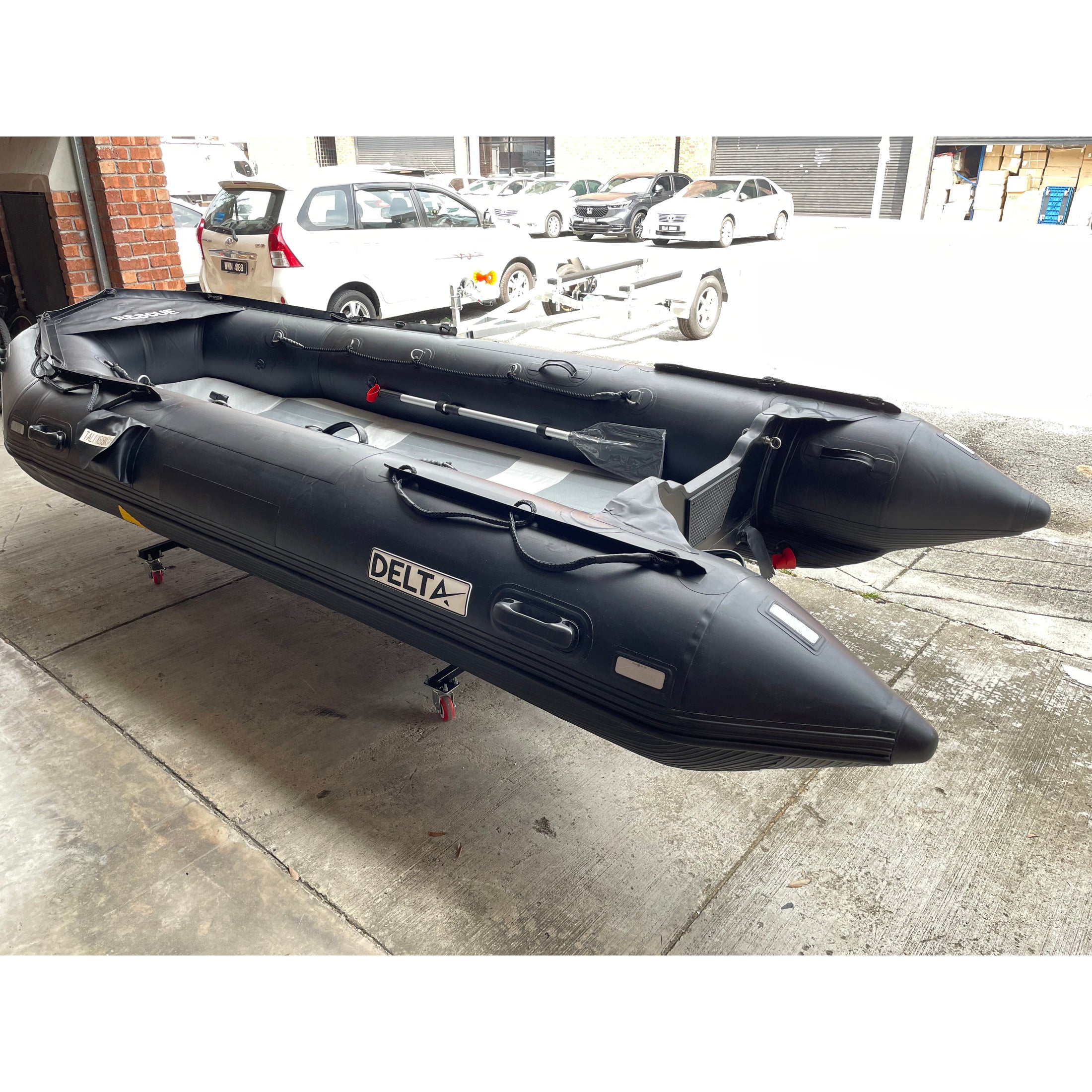 Delta Inflatable Boat R420 Rapid Water Rescue Boat - Boatyard Malaysia
